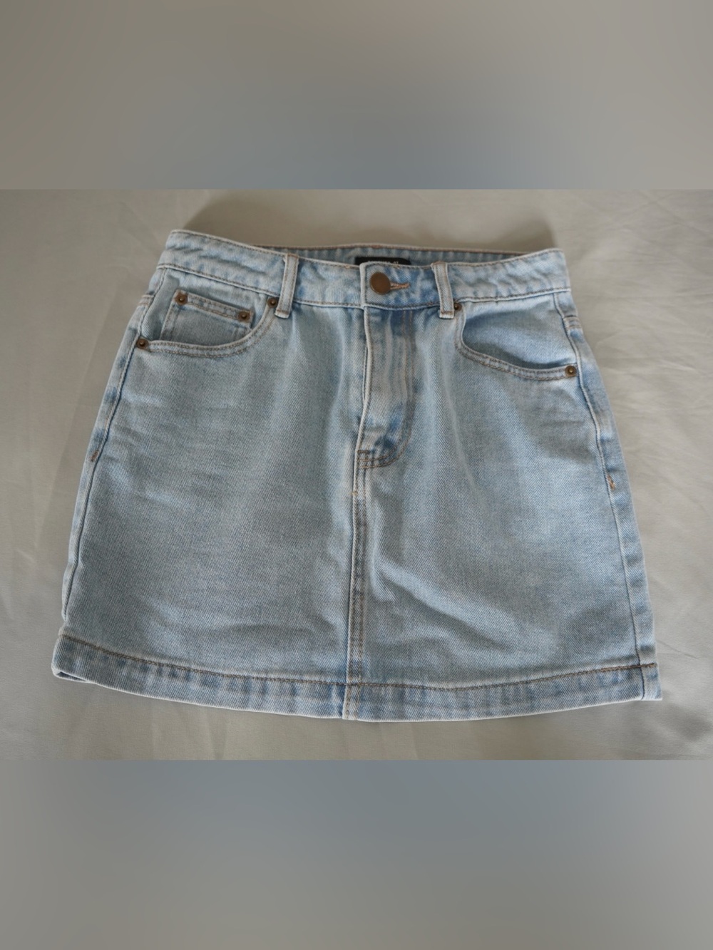 Forever 21 Light Blue Denim Skirt